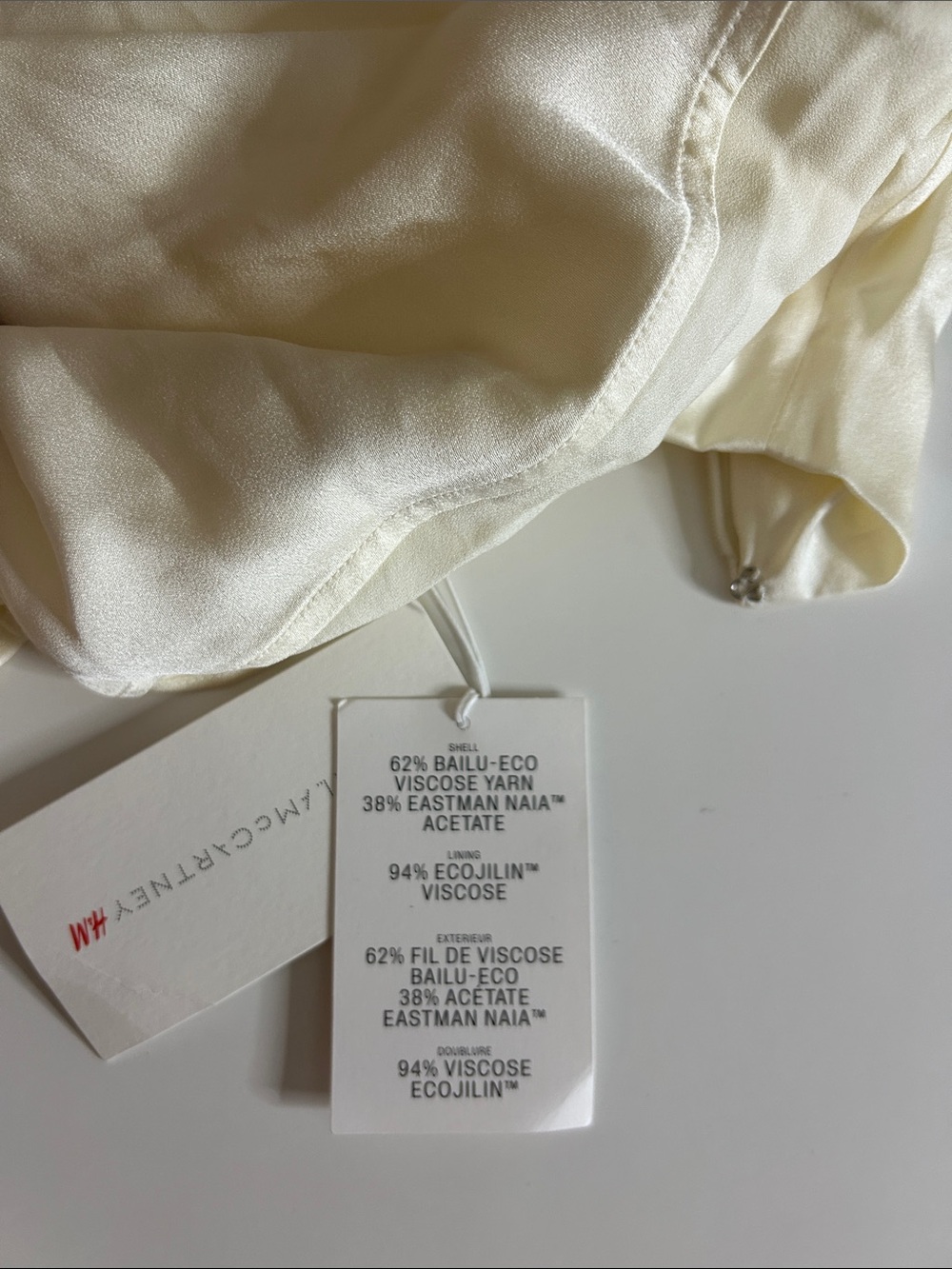 NWT (size small) STELLA MCCARTNEY X H&M
Satin Cape Dress - Picture 5 of 7